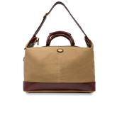 Borsone in pelle e tessuto small size | The Bridge