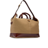 Borsone in pelle e tessuto small size | The Bridge