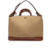 Borsone in pelle e tessuto big size | The Bridge