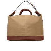 Borsone in pelle e tessuto big size | The Bridge