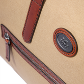 Borsone in pelle e tessuto medium size | The Bridge
