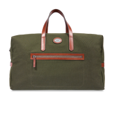 Borsone in pelle e tessuto medium size | The Bridge