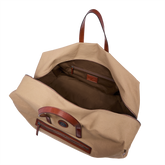 Borsone in pelle e tessuto big size | The Bridge