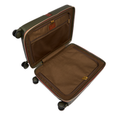 Trolley in pelle e policarbonato cabin | The Bridge