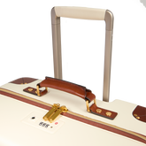 Trolley in pelle e policarbonato medium | The Bridge