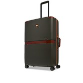 Trolley in pelle e policarbonato large - Collezione Viaggio | The Bridge