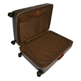 Trolley in pelle e policarbonato large | The Bridge