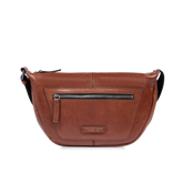 Marsupio uomo in pelle con zip frontale | The Bridge