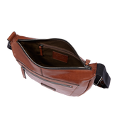 Marsupio uomo in pelle con zip frontale | The Bridge