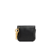 Custodia air pods in pelle - Nero/oro - DONNA | The Bridge
