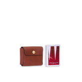 Porta carte da gioco singolo con carte in pelle | The Bridge