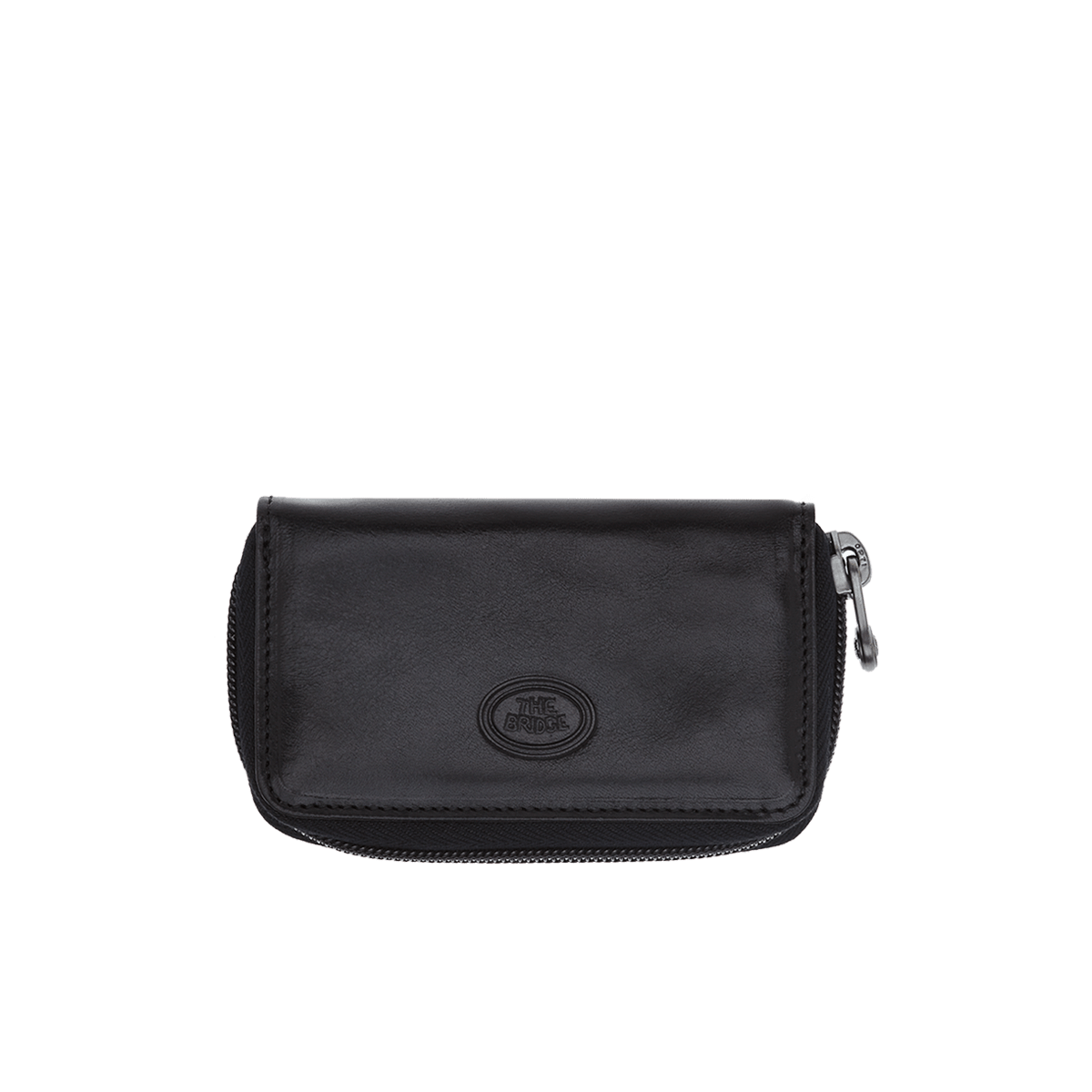 Portachiavi In Pelle Multifunzione - Con 3 Scomparti E 6 Ganci, Design Compatto E Elegante (Nero) - Foto 7