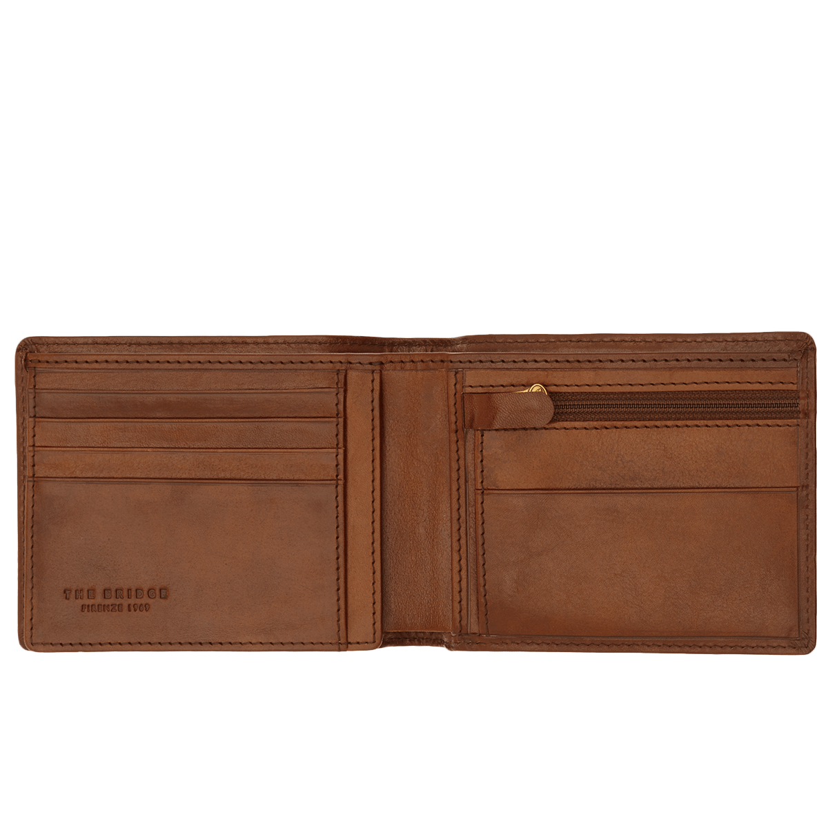 Portafoglio In Pelle Bruno Banani Phoenix, Marrone, 11 Cm - Compatto Con Scomparti Per Carte E Monete