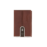 Portcarte in pelle a scatto con protezione rfid - Porte carte uomo in pelle | The Bridge