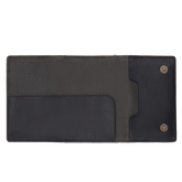 Portcarte in pelle a scatto con protezione rfid - Porte carte uomo in pelle | The Bridge