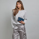 Borsa a tracolla donna in pelle compatta | The Bridge