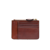 Portacarte in pelle donna con zip - Portacarte donna | The Bridge