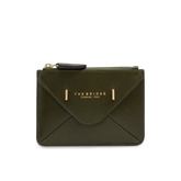 Portacarte in pelle compatto con zip - Portacarte donna in pelle | The Bridge