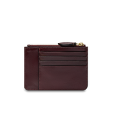 Portacarte in pelle compatto con zip - Portacarte donna | The Bridge