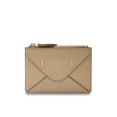 Portacarte in pelle compatto con zip - Portacarte donna | The Bridge
