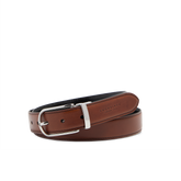 Cintura in pelle uomo reversibile nero/marrone | The Bridge