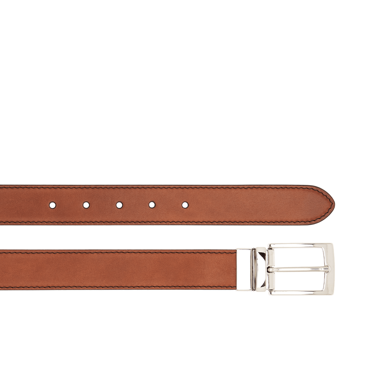 Ashford Ridge Cintura Uomo Reversibile 34 Mm – Pelle Nera E Marrone, Fibbia Girevole, Vestibilità Regolabile