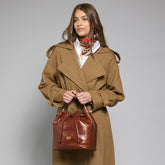 Borsa secchiello pelle con tracolla  | The Bridge