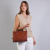 Borsa a mano in pelle con tracolla removibile | The Bridge