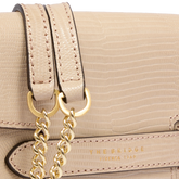 Borsa tracolla pelle con catena stampa lizard - Nuovi arrivi Donna | The Bridge
