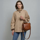 Borsa tracolla pelle con manico removibile - Pearl District | The Bridge