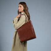 Borsa shopper in pelle | The Bridge