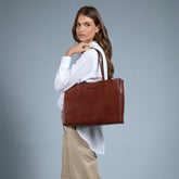 Borsa shopper in pelle | The Bridge