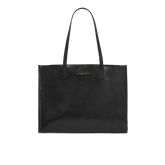 Borsa shopper pelle Mirra - Nero/oro - Shopping bag donna | The Bridge