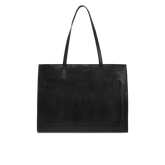 Borsa shopper pelle Mirra - Nero/oro - Shopping bag donna | The Bridge