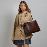 Borsa shopper in pelle | The Bridge