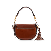 Pearl District Holiday Edition - Borsa a tracolla in pelle con dettagli bronzo - Borse a tracolla donna | The Bridge