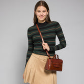 Borsa pelle donna con tracolla removibile | The Bridge