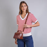 Borsa a mano in pelle con tracolla removibile | The Bridge