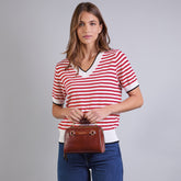 Borsa a mano in pelle con tracolla removibile | The Bridge