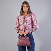 Borsa a mano in pelle con tracolla removibile | The Bridge