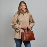 Borsa grande a mano in pelle con tracolla | The Bridge