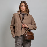 Borsa a mano in pelle con tracolla removibile | The Bridge
