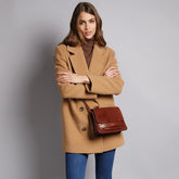 Borsa tracolla pelle - Borse nere in pelle e accessori | The Bridge