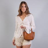 Borsa hobo pelle formato mini | The Bridge