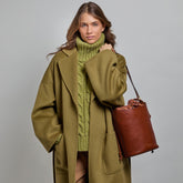 Borsa secchiello in pelle | The Bridge