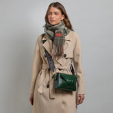 Borsa tracolla in pelle chiusa con zip | The Bridge