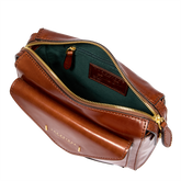 Borsa tracolla pelle chiusa con zip | The Bridge