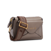 Borsa tracolla in pelle chiusa con zip | The Bridge