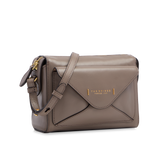 Borsa tracolla in pelle chiusa con zip | The Bridge