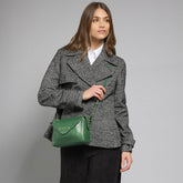 Borsa tracolla in pelle con tasca frontale | The Bridge